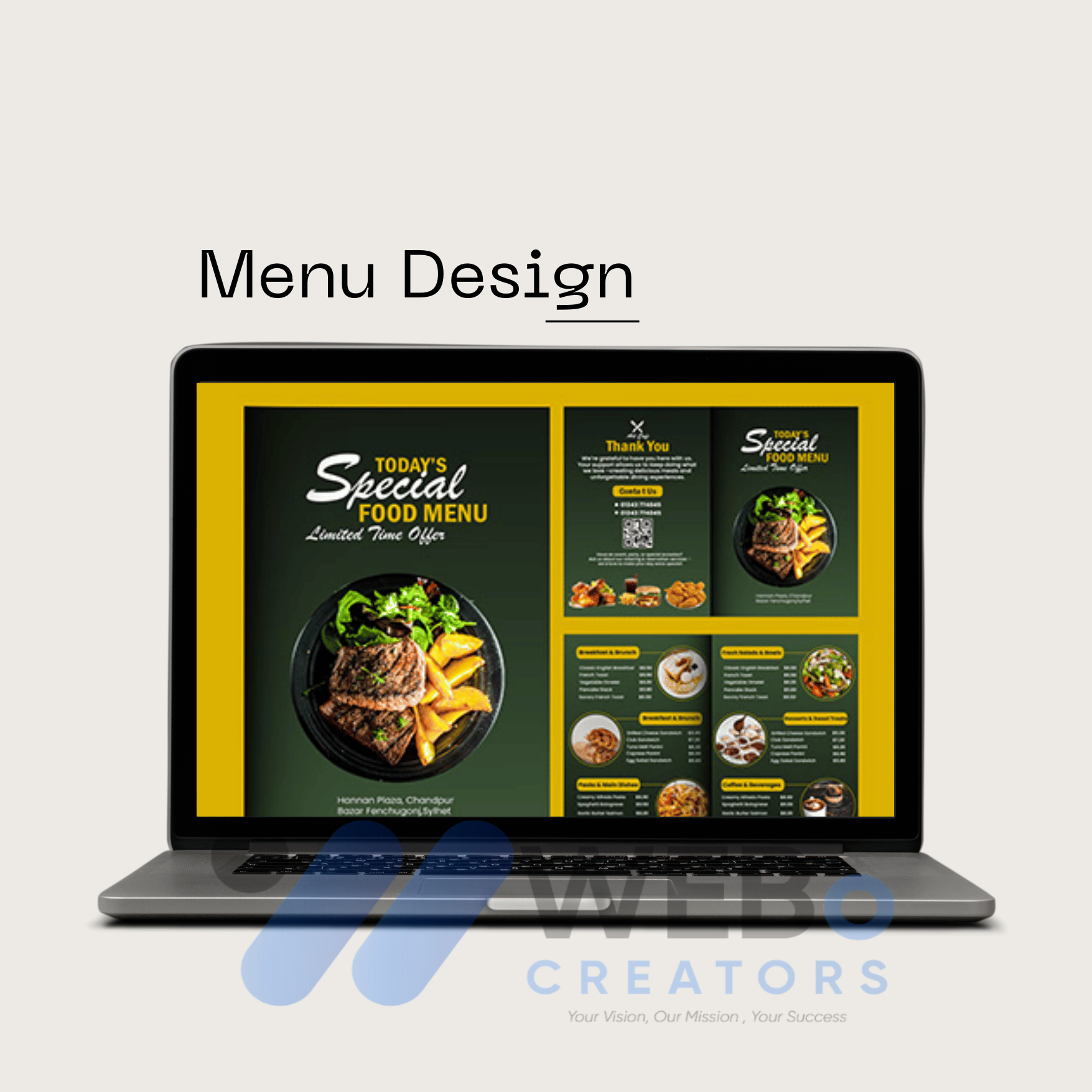 Menu Design Version 3